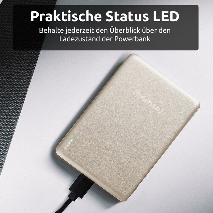 Intenso MW5000 Powerbank MagSafe 5000 mAh Champán Intenso MW5000 Powerbank MagSafe 5000 mAh Champán