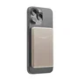 Intenso MW5000 Batería Externa Magnética Power Bank 5000 mAh Compatible con MagSafe, Carga Inalámbrica 15W y USB-C PD 20W, Color Champán