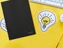 Liderpapel Libreta Tapa Negra A5 80 Hojas Cuadro 5mm con Doble Margen