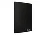Liderpapel Libreta Tapa Negra A5 80 Hojas Cuadro 5mm con Doble Margen