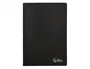 Liderpapel Libreta Tapa Negra A5 80 Hojas Cuadro 5mm con Doble Margen