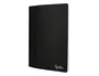 Liderpapel Libreta Tapa Negra A5 80 Hojas Cuadro 5mm con Doble Margen