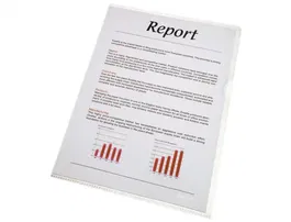 Esselte Carpeta Dossier Uñero DIN A4 Polipropileno 80mc Cristal Transparente Caja de 100 Unidades