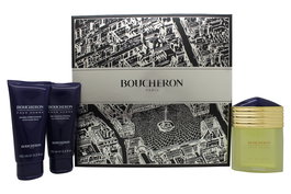 Boucheron Pour Homme Gift Set 100ml EDP + 100ml Aftershave Balm + 100ml Shower Gel