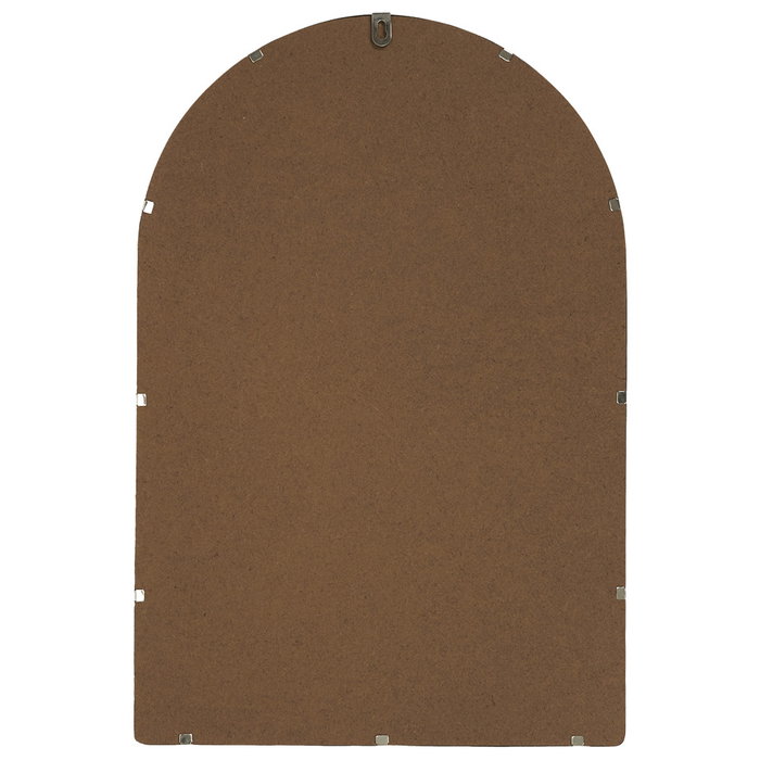 Home Deco Factory Espejo Oriental Mirage 56x37x1 cm - Metal plateado con moldura calada