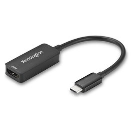 Kensington Adaptador USB-C a HDMI CV4200H - Compatible con Mac y ChromeOS - Resolución 8K 7680x4320 a 60 Hz - Negro