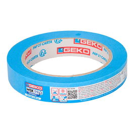 Geko Cinta Papel Washi Japones para Exteriores Azul Adhesivo Acrílico Resistente UV 19 mm x 50 m