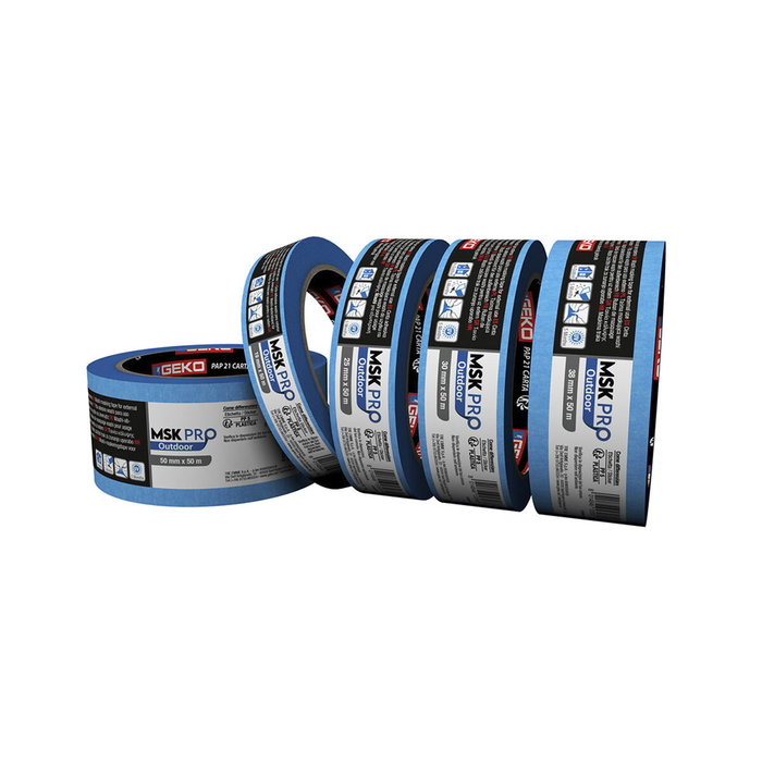 Geko Cinta papel washi exteriores azul 19 mm x 50 m Geko Cinta papel washi exteriores azul 19 mm x 50 m