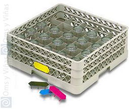 Etiqueta neutra Traex azul para almacenaje y transporte