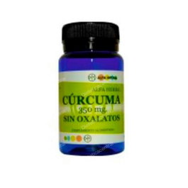 ALFA HERBAL Curcuma 350 Sin Oxalatos 30 Capsulas, Suplemento de Curcuma