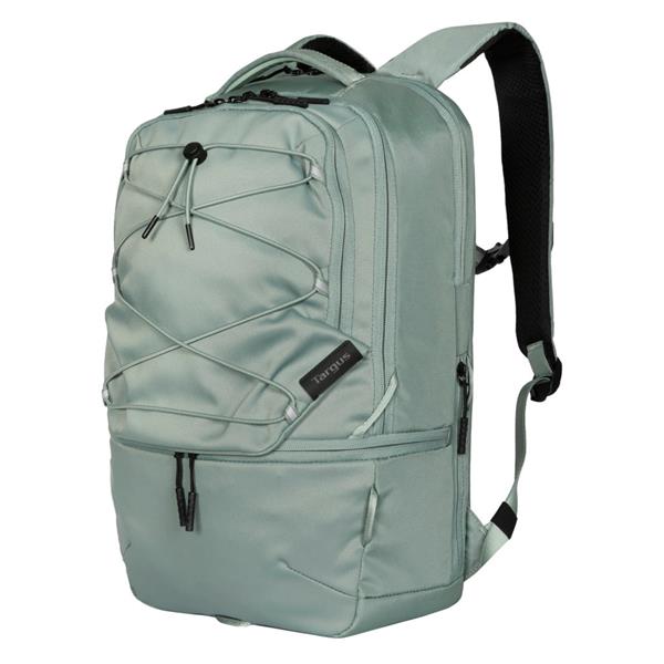 Targus Mochila TBB65905 Flex Verde para Portátil de 16 Pulgadas, Compartimento Acolchado, Poliéster Reciclado