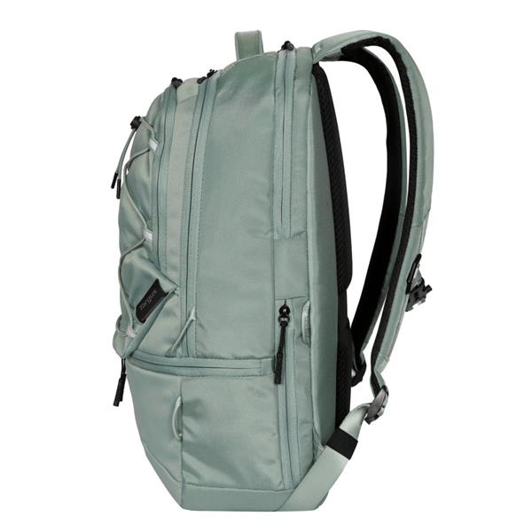 Targus Mochila TBB65905 Flex Verde para Portátil de 16 Pulgadas, Compartimento Acolchado, Poliéster Reciclado