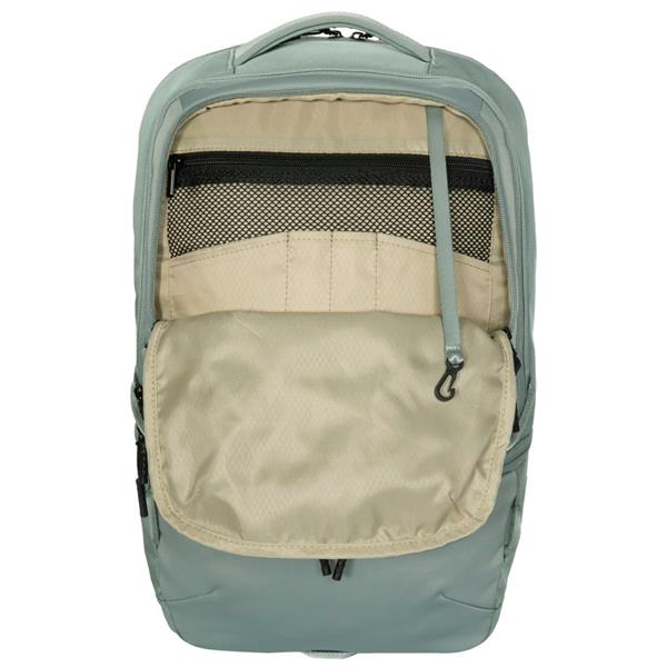 Targus Mochila TBB65905 Flex Verde para Portátil de 16 Pulgadas, Compartimento Acolchado, Poliéster Reciclado