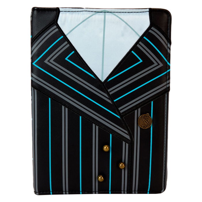 Loungefly Diario Elphaba Wicked Poliéster, P.U., Herrajes Dorados, Apliques, Bordados, Metal Moldeado, Botones, Detalles Estampados 16,5x22,2cm