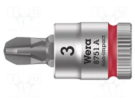WERA Vaso Phillips-bit PH3 1/4 pulgadas 28mm