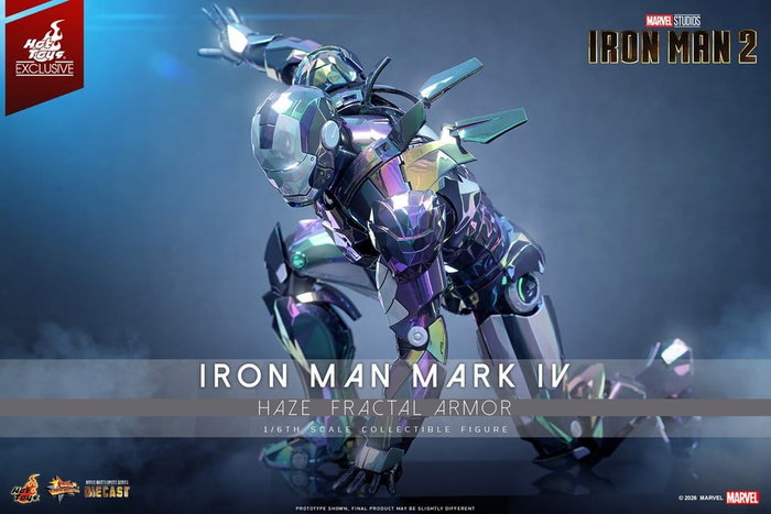 Hot Toys Iron Man Mark IV Haze Fractal Armor Figura 1/6 Hot Toys Iron Man Mark IV Haze Fractal Armor Figura 1/6