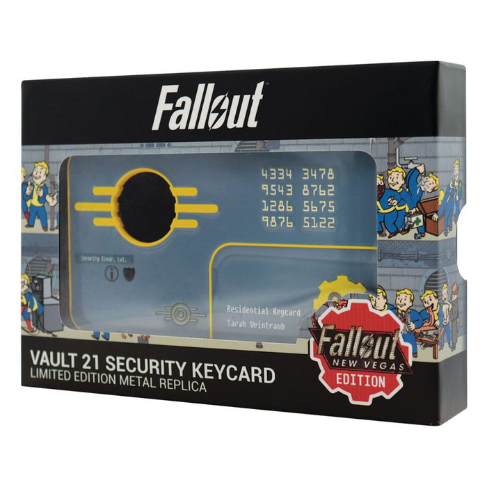Fallout: New Vegas Réplica Vault 21 Security Keycard Limited Edition