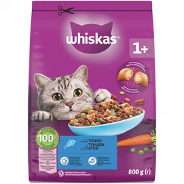 Mars Whiskas Adulto Alimento Húmedo para Gato Sabor Atún, 800 g