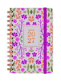 Finocam Agenda Anual 2027 Trendy You Wire-O con Tapa Extra y Goma E5