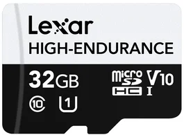 Lexar Tarjeta de Memoria High-Endurance 32GB MicroSDHC UHS-I Clase 10 U1 V10