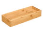 Kinvara Organizador Rectangular Bambú 15x38 cm - Bandeja Multiusos MDF (Set de 12)