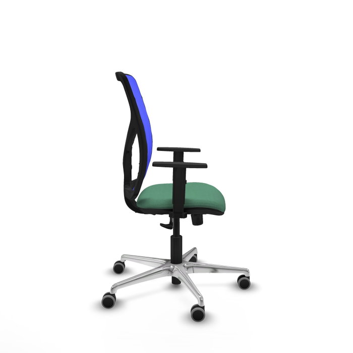 PIQUERAS Y CRESPO Silla de oficina Motilla con mecanismo Sincro, Verde esmeralda y Azul PIQUERAS Y CRESPO Silla de oficina Motilla con mecanismo Sincro, Verde esmeralda y Azul