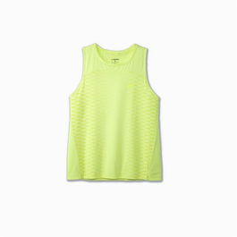 Camiseta para Mujer sin Mangas Brooks Sprint Free 2.0 Amarillo