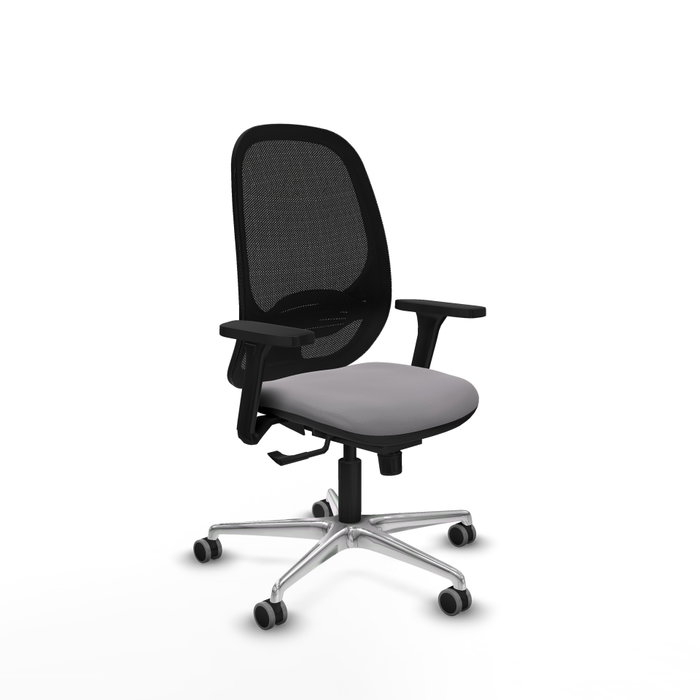 PIQUERAS Y CRESPO Silla de oficina Cilanco con mecanismo Sincro, Gris y Negro PIQUERAS Y CRESPO Silla de oficina Cilanco con mecanismo Sincro, Gris y Negro
