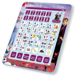 Lexibook Tableta Parlante Educativa Frozen Disney Bilingüe Español Inglés con Pantalla Táctil y Sonidos