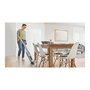 Bosch BBH 3 K 2801 Aspiradora Escoba 2 en 1 Sin Bolsa para Secar, Plata, Batería de Litio 55 Min, Con Boquilla Estrecha