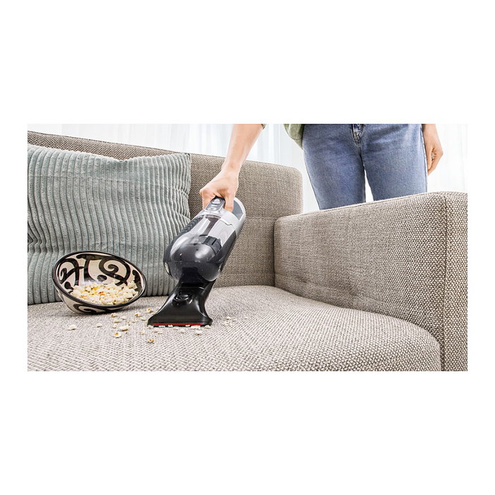 Bosch BBH 3 K 2801 Aspiradora Escoba 2 en 1 Sin Bolsa para Secar, Plata, Batería de Litio 55 Min, Con Boquilla Estrecha