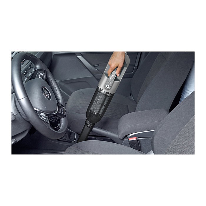 Bosch BBH 3 K 2801 Aspiradora Escoba 2 en 1 Sin Bolsa para Secar, Plata, Batería de Litio 55 Min, Con Boquilla Estrecha