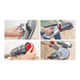 Bosch BBH 3 K 2801 Aspiradora Escoba 2 en 1 Sin Bolsa para Secar, Plata, Batería de Litio 55 Min, Con Boquilla Estrecha