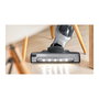 Bosch BBH 3 K 2801 Aspiradora Escoba 2 en 1 Sin Bolsa para Secar, Plata, Batería de Litio 55 Min, Con Boquilla Estrecha