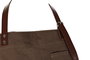 DKD Home Decor Delantal Retro industrial Marron Mostaza 0.5 x 82 x 55 cm (6 Unidades) Algodon Lienzo Polyester