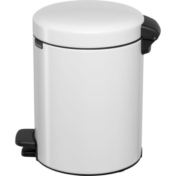 Brabantia Newicon Cubo de basura con pedal 5,0 L blanco Brabantia Newicon Cubo de basura con pedal 5,0 L blanco