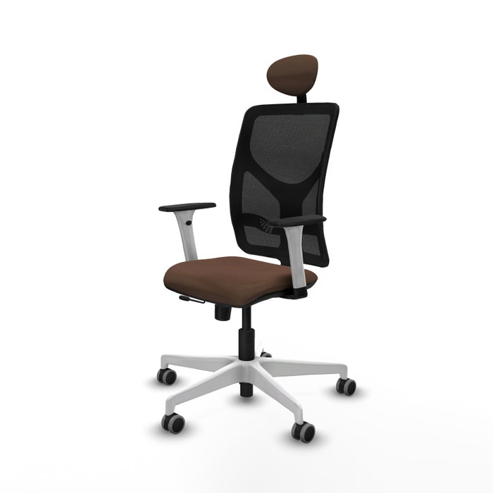 PIQUERAS Y CRESPO Silla de oficina Motilla con mecanismo Sincro/Traslack Marrón y Negro PIQUERAS Y CRESPO Silla de oficina Motilla con mecanismo Sincro/Traslack Marrón y Negro