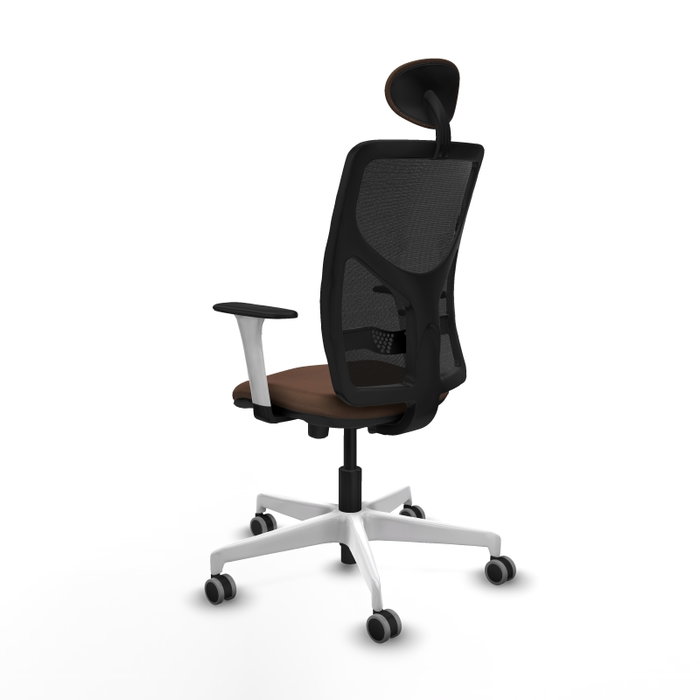 PIQUERAS Y CRESPO Silla de oficina Motilla con mecanismo Sincro/Traslack Marrón y Negro PIQUERAS Y CRESPO Silla de oficina Motilla con mecanismo Sincro/Traslack Marrón y Negro