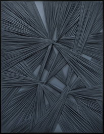 DKD Home Decor Cuadro Moderno 3D Azul Poliéster PS 140x179,5 cm