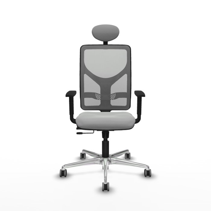 PIQUERAS Y CRESPO Silla de oficina Motilla con mecanismo Sincro/Traslack, Gris PIQUERAS Y CRESPO Silla de oficina Motilla con mecanismo Sincro/Traslack, Gris