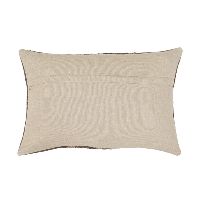 DKD Home Decor Cojín Lana y Yute Kilim 40x60 cm, Pack de 2