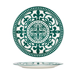 Summa Set de 6 Platos Llanos Giralda Verde 26cm