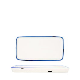 Summa Alacena Rabanera Rectangular Marfil y Azul (Set de 8) inevitable