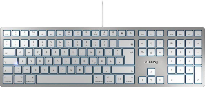 Cherry KC 6000 Slim for Mac Teclado Oficina USB QWERTZ Alemán Plata Cherry KC 6000 Slim for Mac Teclado Oficina USB QWERTZ Alemán Plata