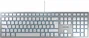 Cherry KC 6000 Slim for Mac Teclado Oficina USB QWERTZ Alemán Plata