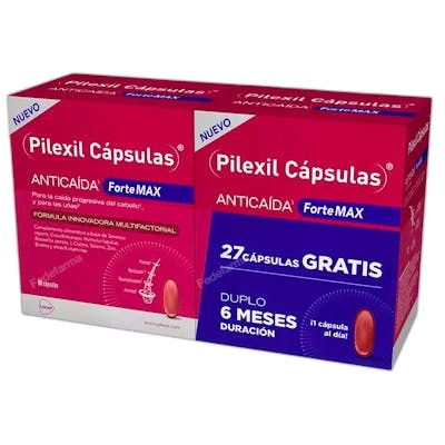Pilexil Forte Max Cápsulas Anticaída Pack 2 x 90 u