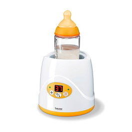 Beurer BY-52 Calientabiberones y Calientapotitos Digital 2 en 1 con Pantalla LED y Función de Mantenimiento de Calor