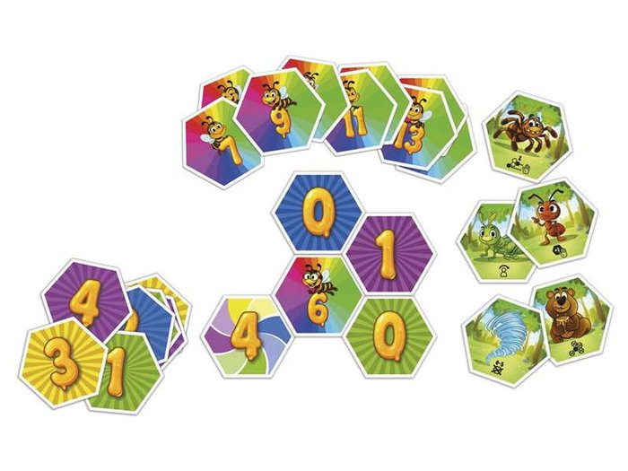 Cayro Bee Bee Juego de Cartas Educativo Multilingüe Español, Inglés, Francés, Italiano, Portugués