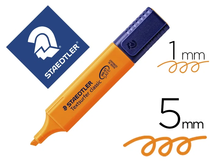 Staedtler Textsurfer Classic Marcador Fluorescente Naranja (Set de 10)