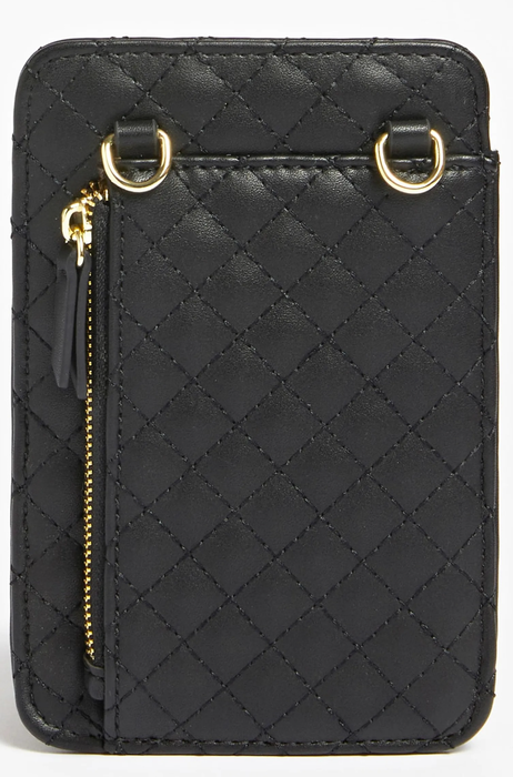 Guess, Poliuretano, Bolsa de tela, Teléfono de bolsillo, Negro, PW1510P2301, Para mujeres, 16,5 x 3 x 11 cm